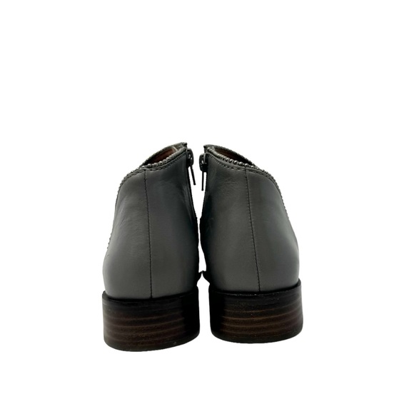 Lucky Brand Prucella Leather D’Orsay Ankle Boots Booties Gray Womens Size 8 - Picture 8 of 11